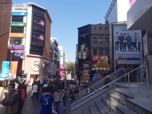 韓国の街並み